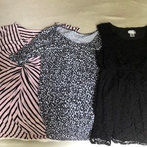 Lot of 3 Maternity Tops